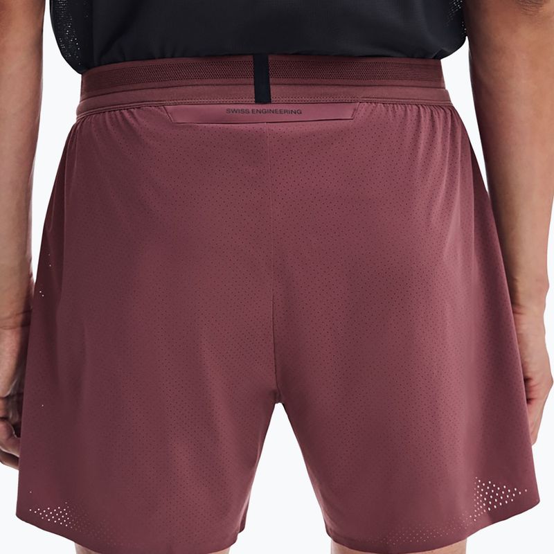 Pantaloncini da corsa da uomo On 5" Performance barberry
