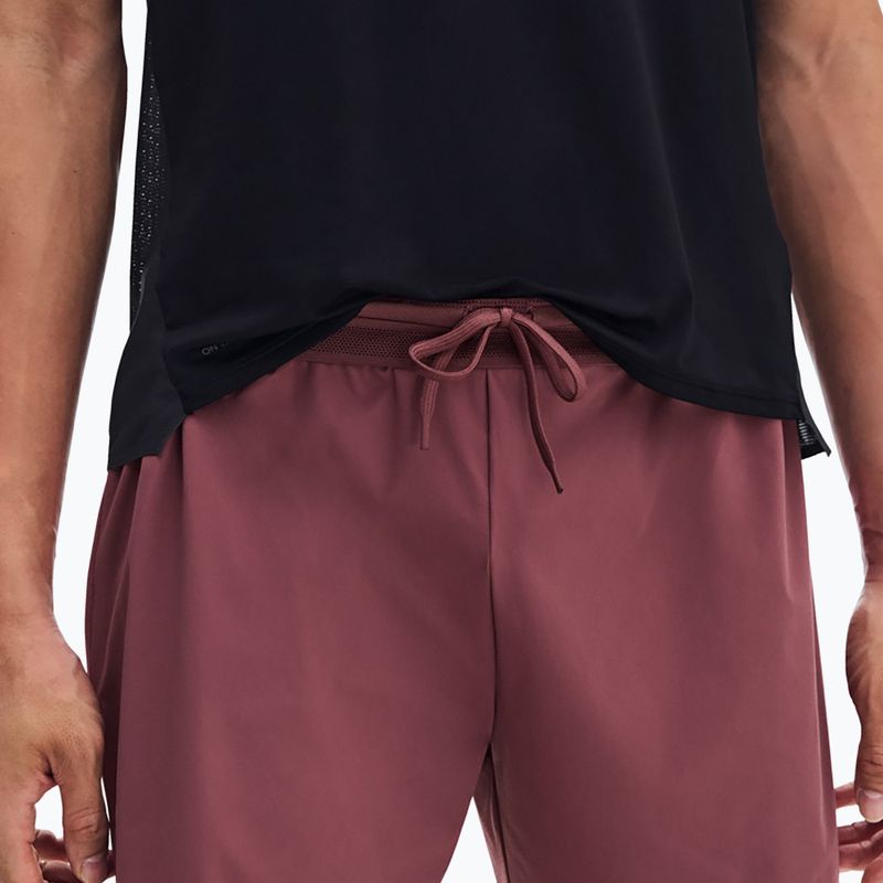 Pantaloncini da corsa da uomo On 5" Performance barberry 4