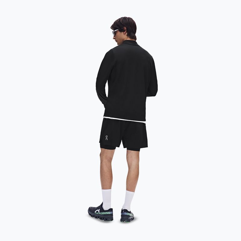 Felpa da corsa uomo On Core 1/4 Zip black 3
