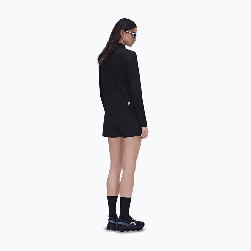 Felpa da corsa donna On Core 1/4 Zip black 3