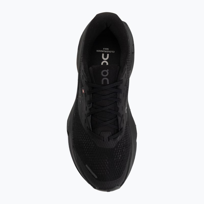 Scarpe da corsa uomo On Cloudrunner 3 Max black/black 5