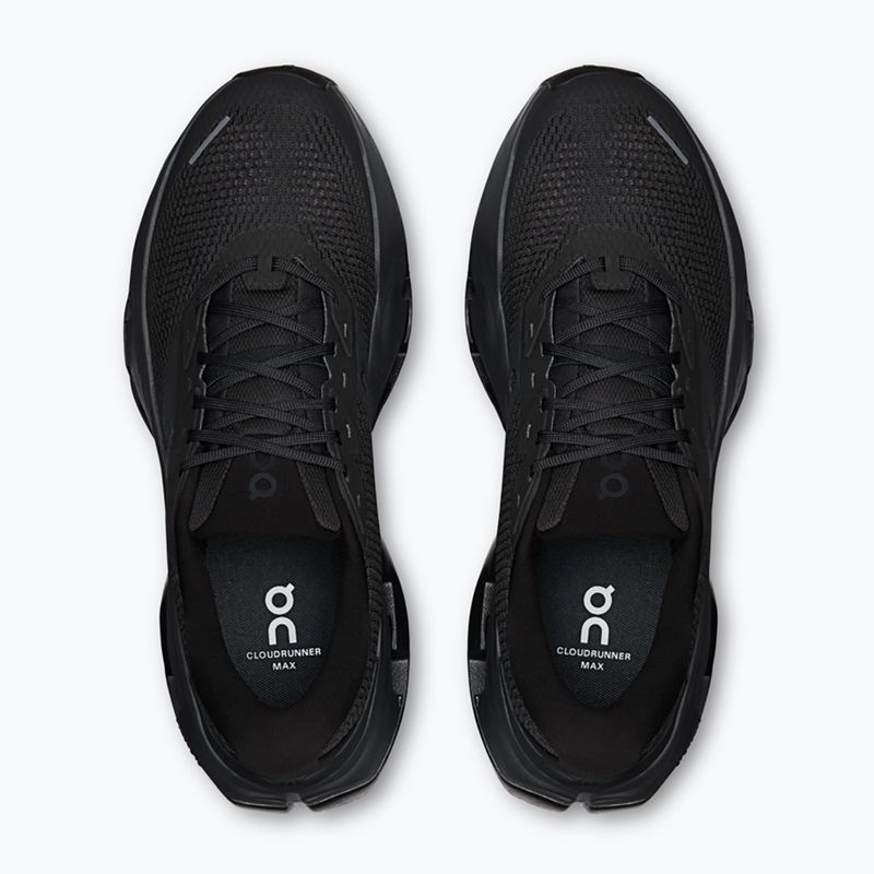 Scarpe da corsa uomo On Cloudrunner 3 Max black/black 3