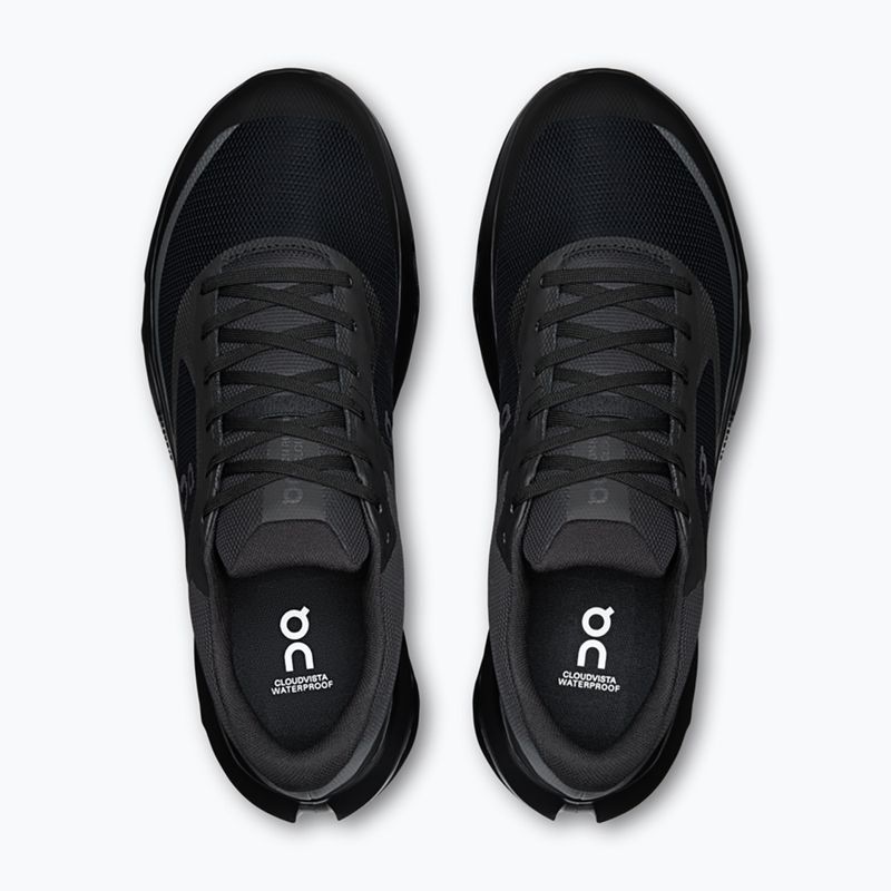 Scarpe da corsa uomo On Cloudvista 3 Waterproof black/black 3
