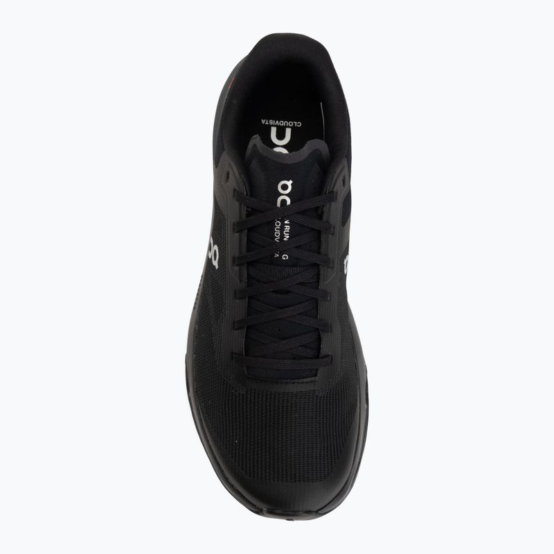 Scarpe da corsa uomo On Cloudvista 3 black/black 5