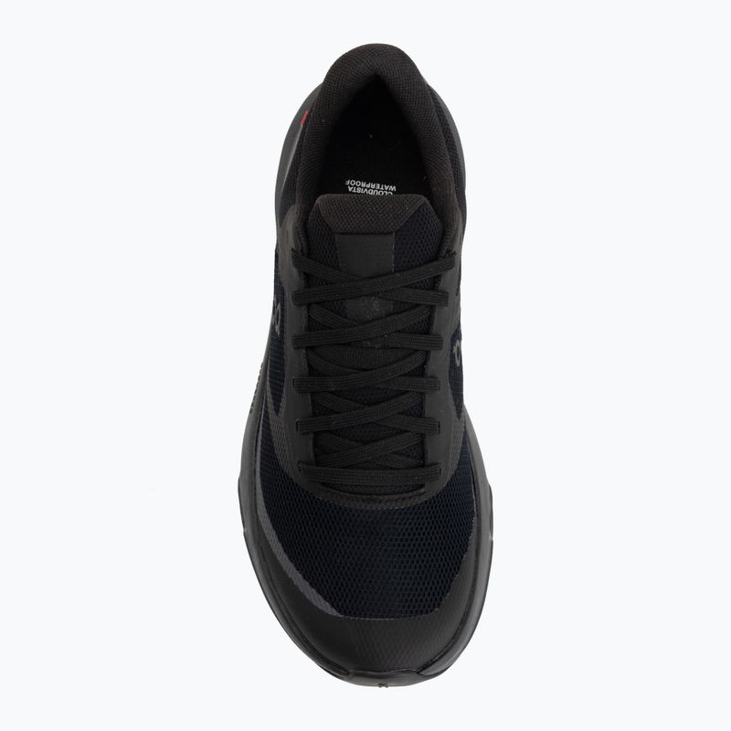 Scarpe da corsa donna On Cloudvista 3 Waterproof black/black 5