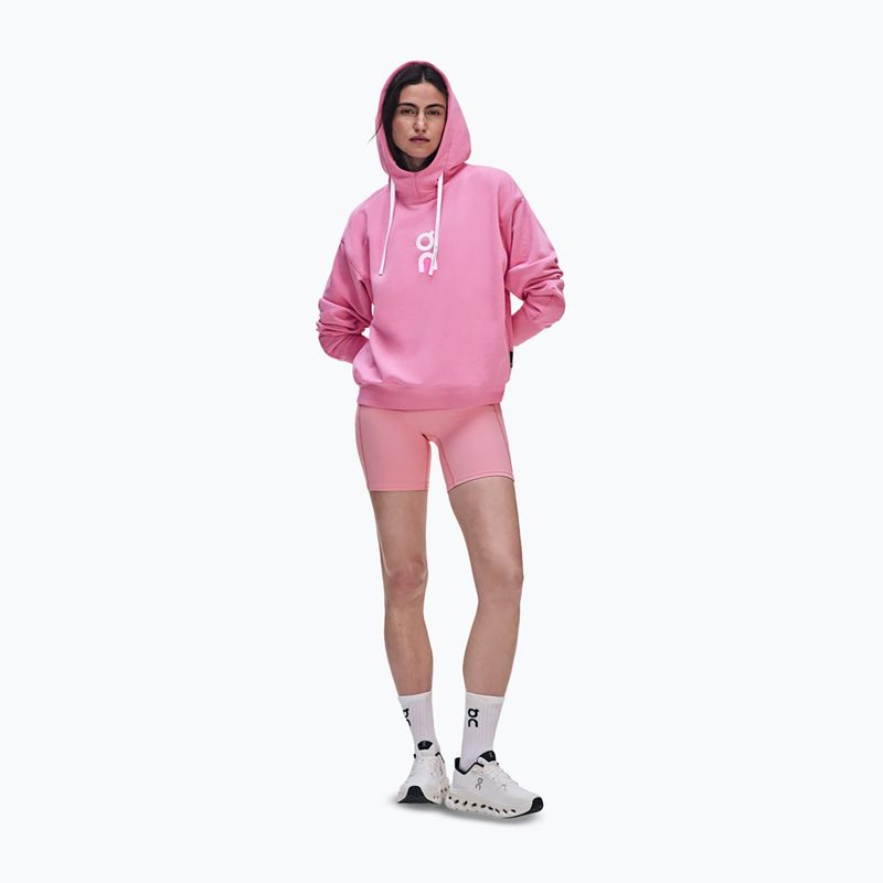 Felpa donna On Club Hoodie bubblegum 2