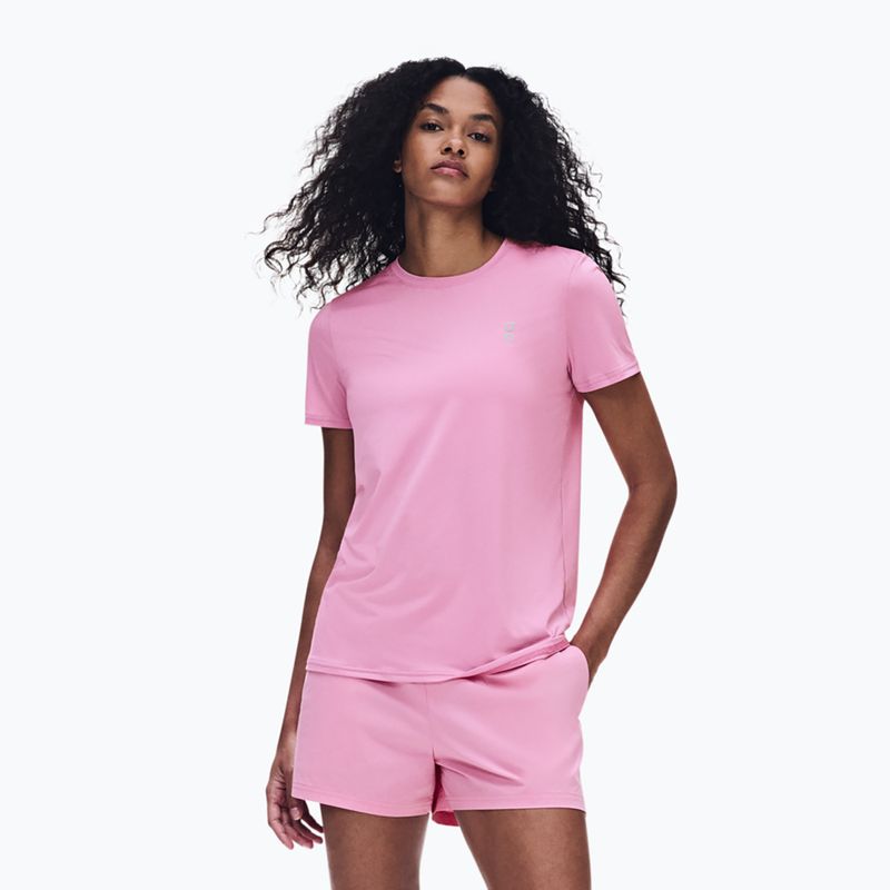 Longsleeve da running donna On Core-T bubblegum