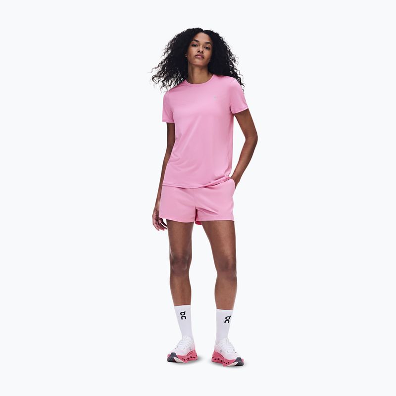 Longsleeve da running donna On Core-T bubblegum 2