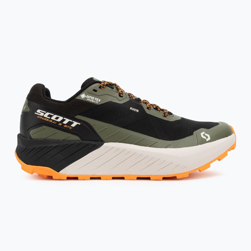Scarpe da corsa da uomo SCOTT Kinabalu 3 Gore-Tex nero/arancione flash 2