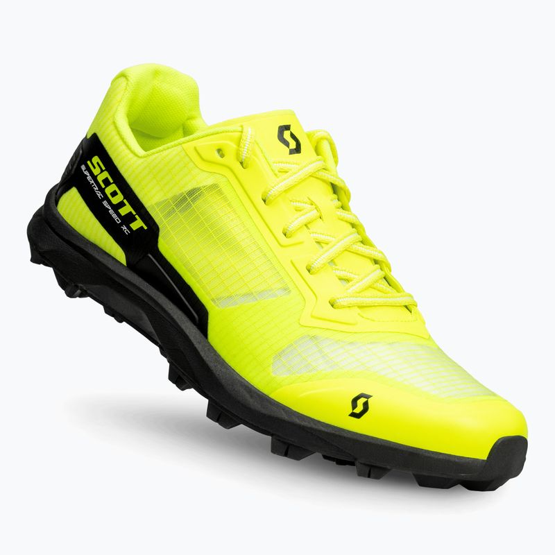 Scarpe da corsa da uomo SCOTT Supertrac Speed RC nero/giallo sicurezza 8