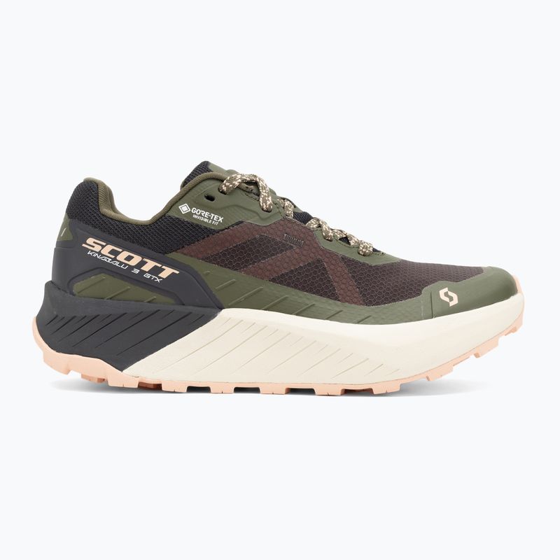 Scarpe da corsa da donna SCOTT Kinabalu 3 Gore-Tex nero/verde abete 2