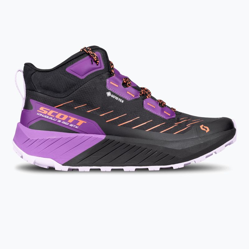 Scarpe da corsa da donna SCOTT Kinabalu 3 Mid Gore-Tex nero/viola vivace 8