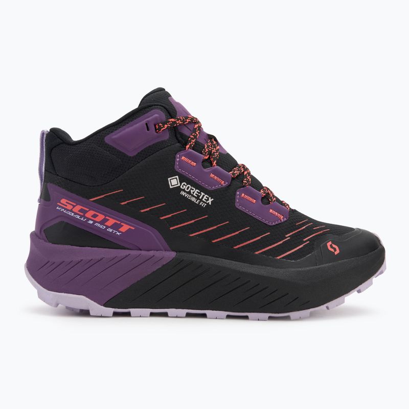 Scarpe da corsa da donna SCOTT Kinabalu 3 Mid Gore-Tex nero/viola vivace 2