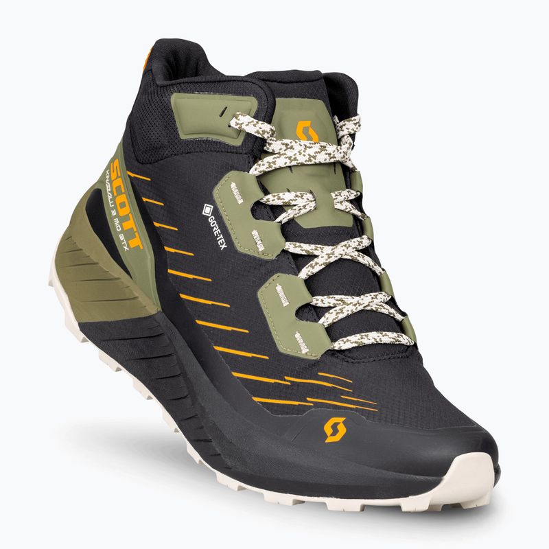 Scarpe da corsa da uomo SCOTT Kinabalu 3 Mid Gore-Tex nero/verde abete 12
