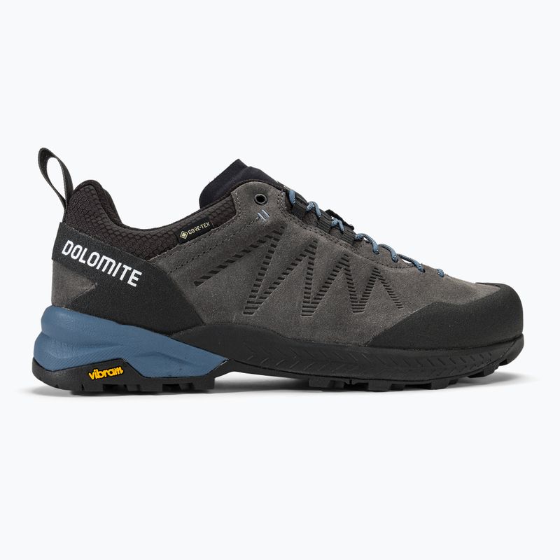 Scarpa da Approach da uomo Dolomite Crodarossa Leather GTX iron grey 2