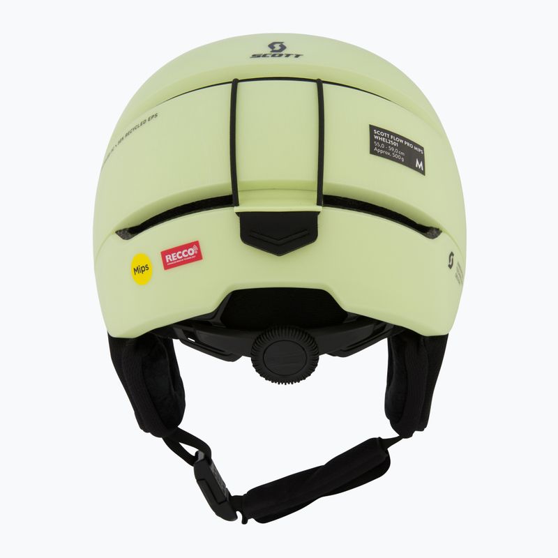 Casco da sci SCOTT Flow Plus Pro giallo acido 3