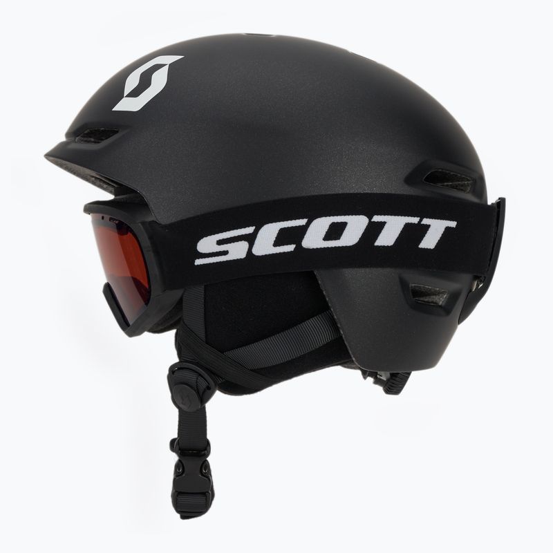 Casco da sci per bambini SCOTT Keeper 2 + maschera Witty stealth black 3