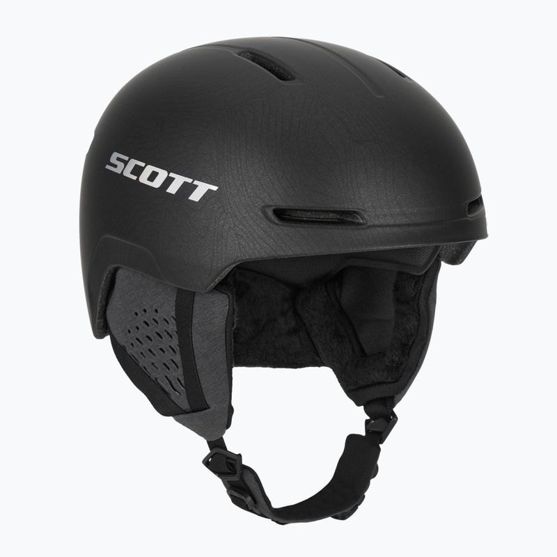 SCOTT Track Plus casco da sci nero granito/grigio olo