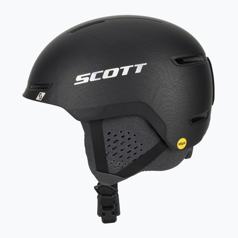 SCOTT Track Plus casco da sci nero granito/grigio olo 3