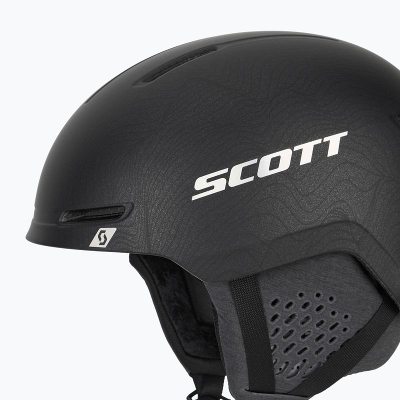 SCOTT Track Plus casco da sci nero granito/grigio olo 7