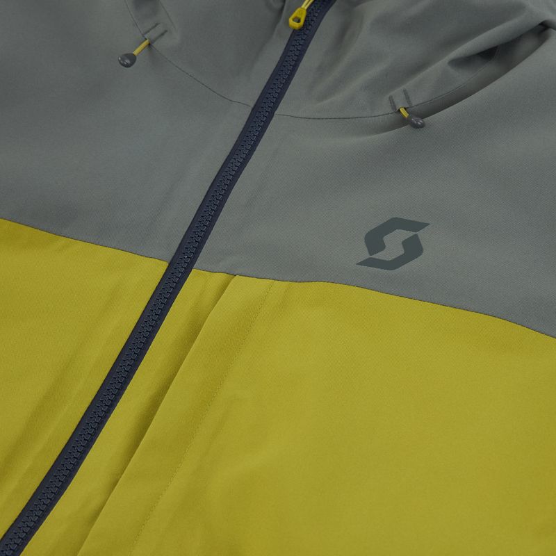 Giacca da sci SCOTT Ultimate Dryo 10 grigio ombra/verde ombra da uomo 3