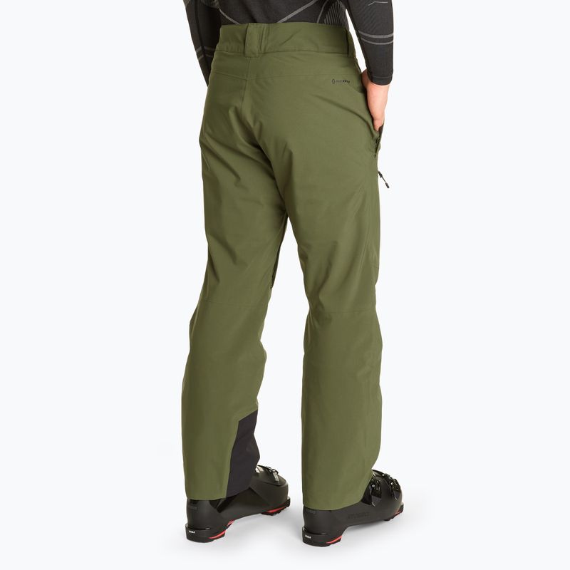 Pantaloni da sci da uomo SCOTT Ultimate Dryo douglas verde 2