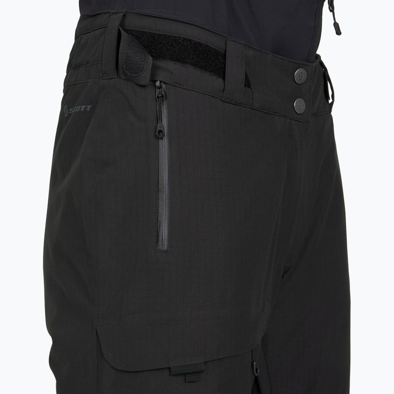 Pantaloni da sci da donna SCOTT Ultimate Dryo Ripstop nero 4