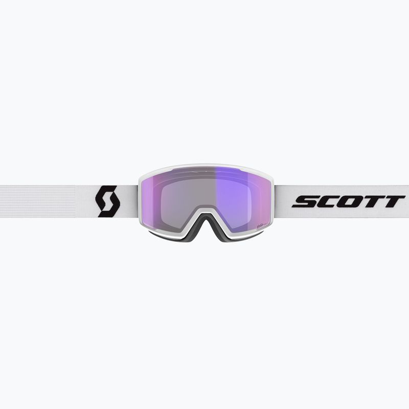 Maschera da sci SCOTT Factor Pro LS mineral white/black amp ls blue chrome 6
