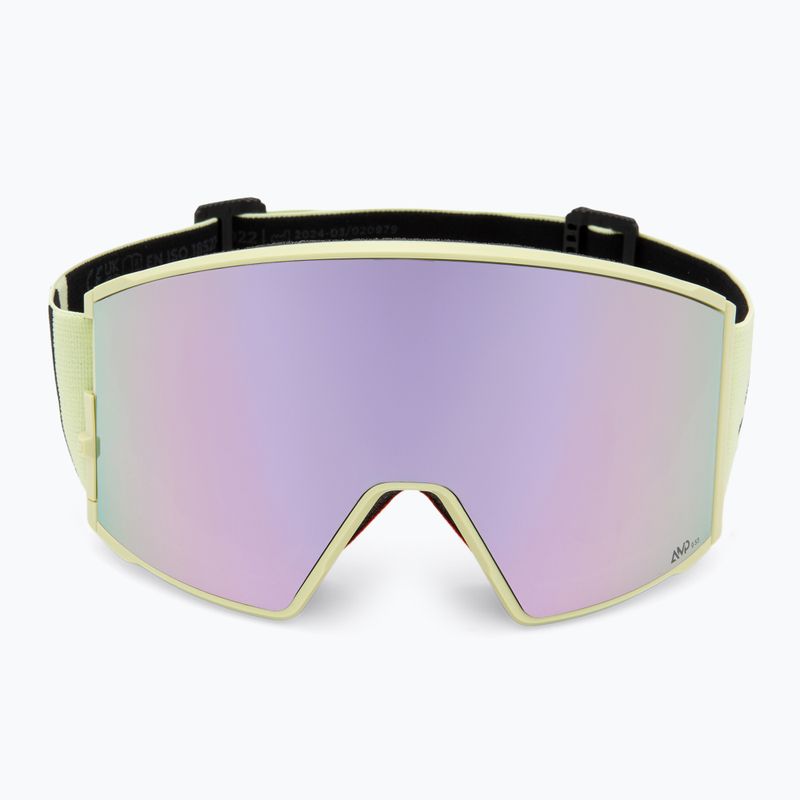 SCOTT React AMP Pro giallo acido/amp pro lavanda cromo/amp pro verde occhiali da sci 3