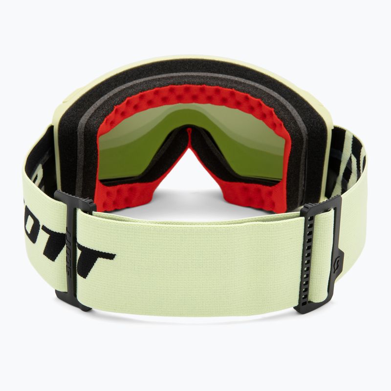 SCOTT React AMP Pro giallo acido/amp pro lavanda cromo/amp pro verde occhiali da sci 4
