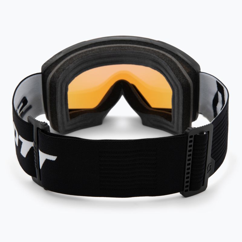 Maschera da sci SCOTT Shield mineral black/white & illuminator blue chrome 3