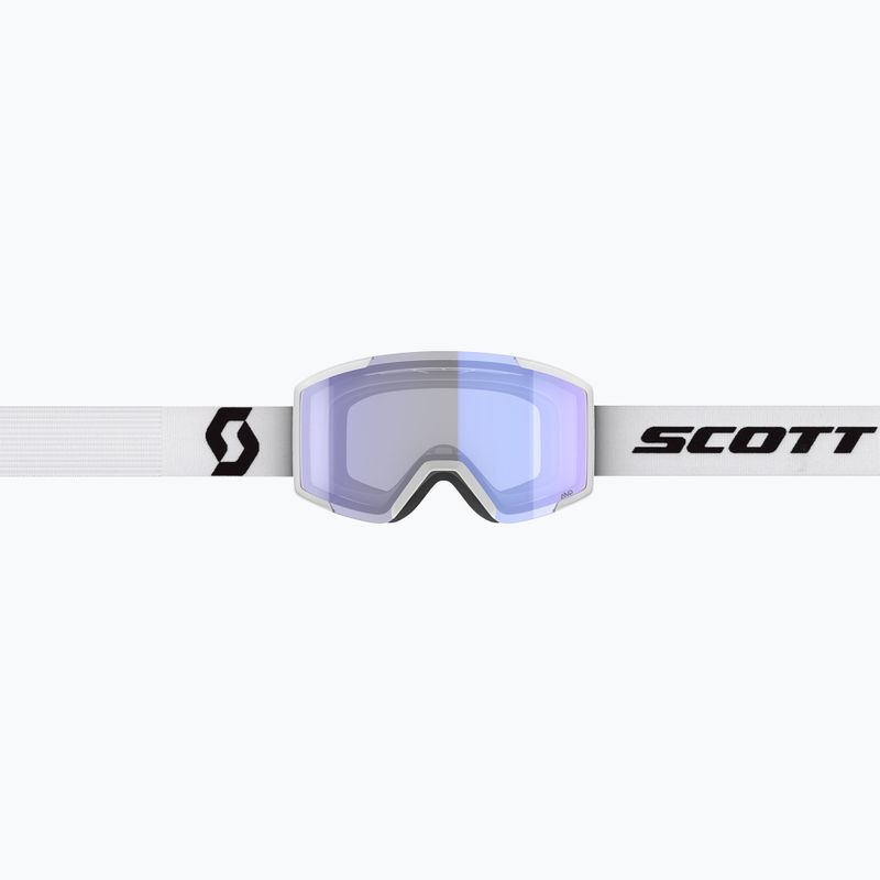 SCOTT Shield occhiali da sci bianco minerale/nero/blu illuminante cromato 2