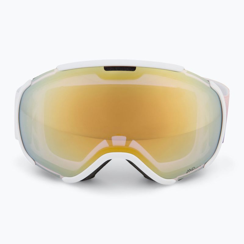 Occhiali da sci SCOTT Faze II LS bianco/rosa tenue/ bronzo chiaro sensibile cromato 2