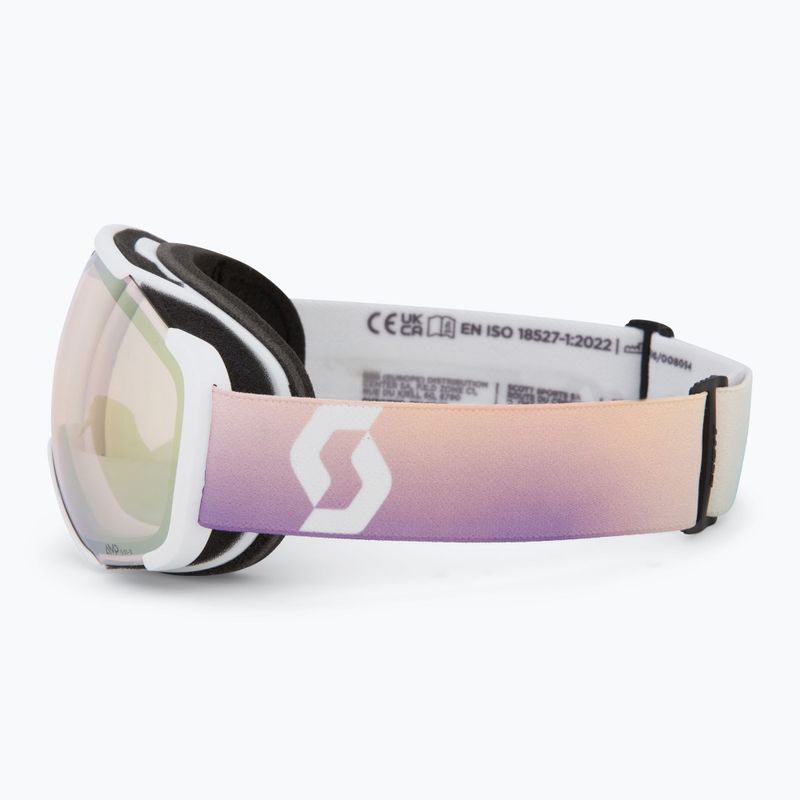 Occhiali da sci SCOTT Faze II LS bianco/rosa tenue/ bronzo chiaro sensibile cromato 4