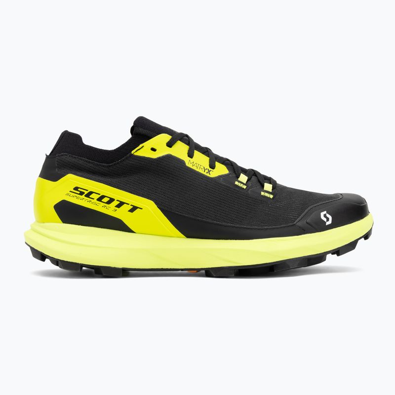 Scarpe da corsa da uomo SCOTT Supertrac RC 3 nero/giallo sicurezza 2
