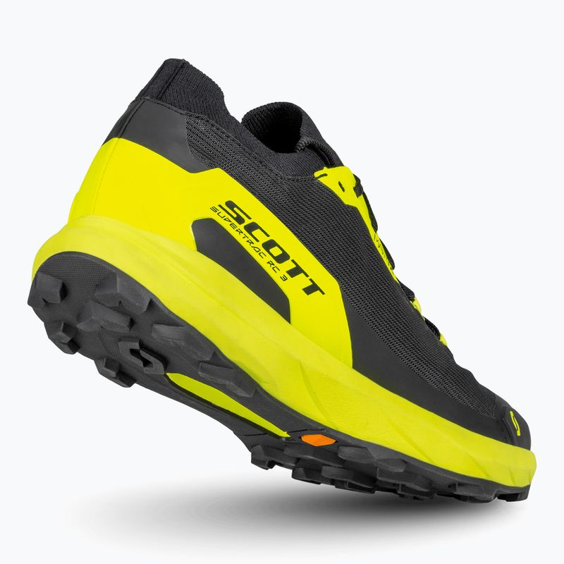 Scarpe da corsa da uomo SCOTT Supertrac RC 3 nero/giallo sicurezza 13