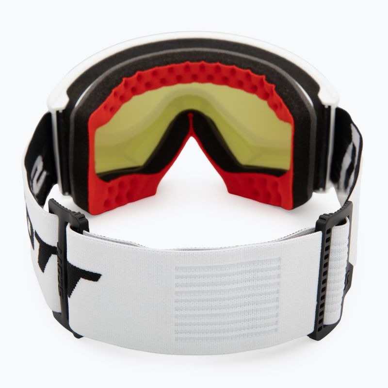 Maschera da sci SCOTT Ambit mineral white/black/amp ice chrome 3