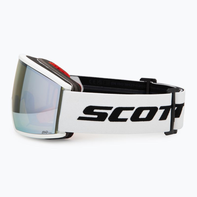 Maschera da sci SCOTT Ambit mineral white/black/amp ice chrome 4