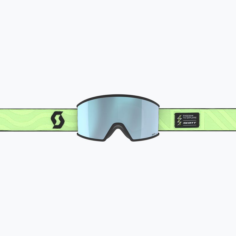 Maschera da sci SCOTT Ambit glow green/amp ice chrome 2