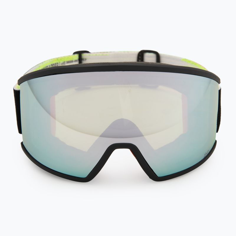 Maschera da sci SCOTT Ambit Compact black/neon yellow/amp white chrome 2