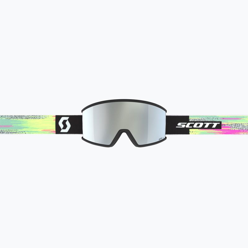 Maschera da sci SCOTT Ambit Compact black/neon yellow/amp white chrome 2