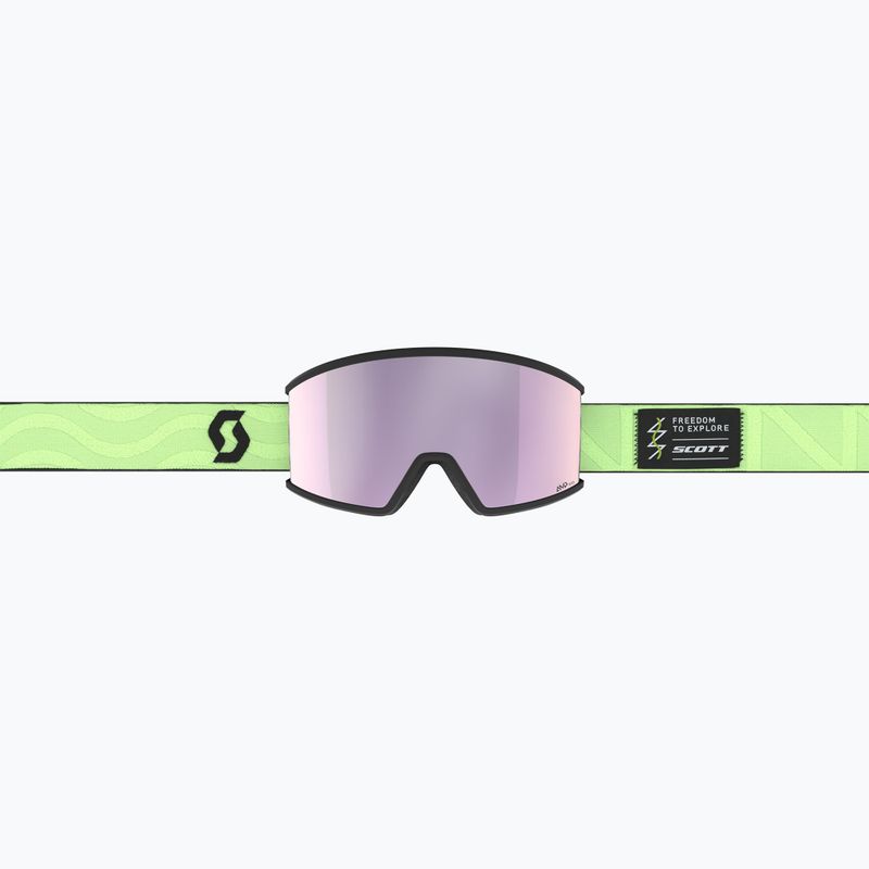 Maschera da sci SCOTT Ambit Compact glow green/amp lavender chrome 2
