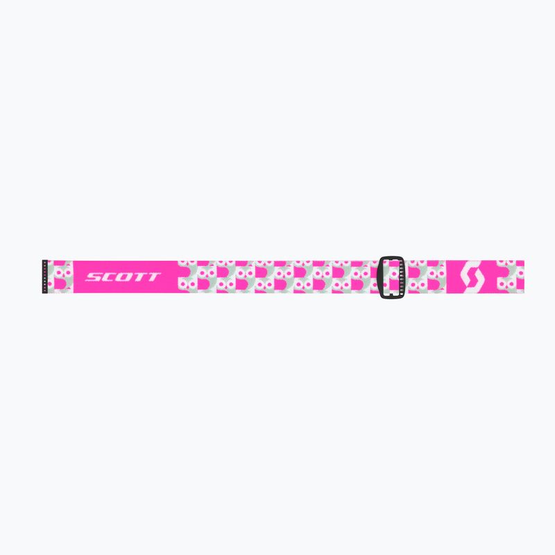 Maschera da sci per bambini SCOTT Agent neon pink/enhancer 7