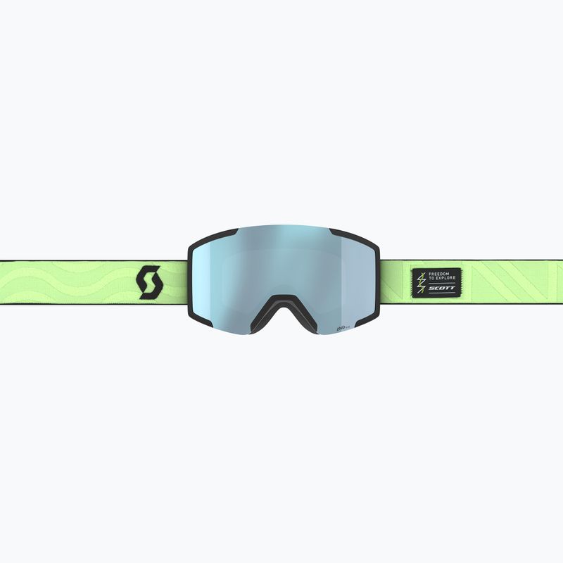 Maschera da sci SCOTT Shield glow green/amp ice chrome 2