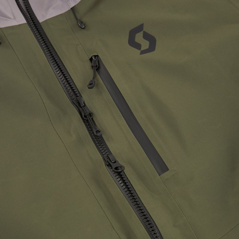 Giacca da sci uomo SCOTT Ultimate GTX douglas green/evening grey 4