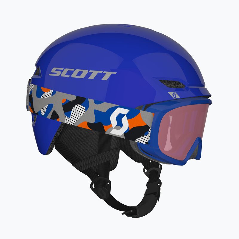 Casco da sci per bambini SCOTT Keeper 2 + maschera da sci Witty blue/grey 9