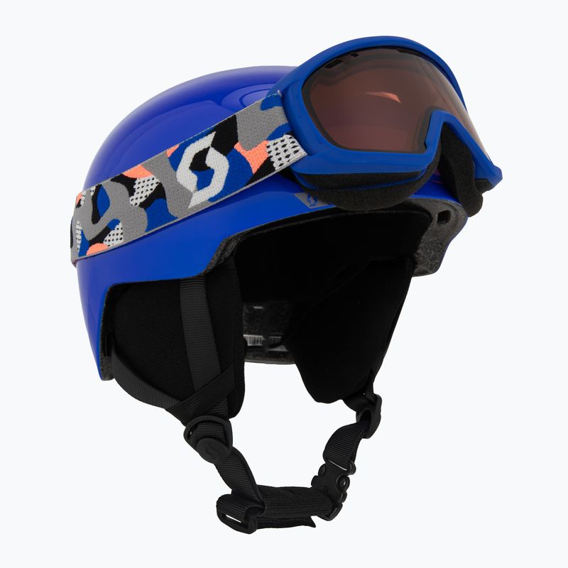 Casco da sci per bambini SCOTT Keeper 2 + maschera da sci Witty blue/grey 8