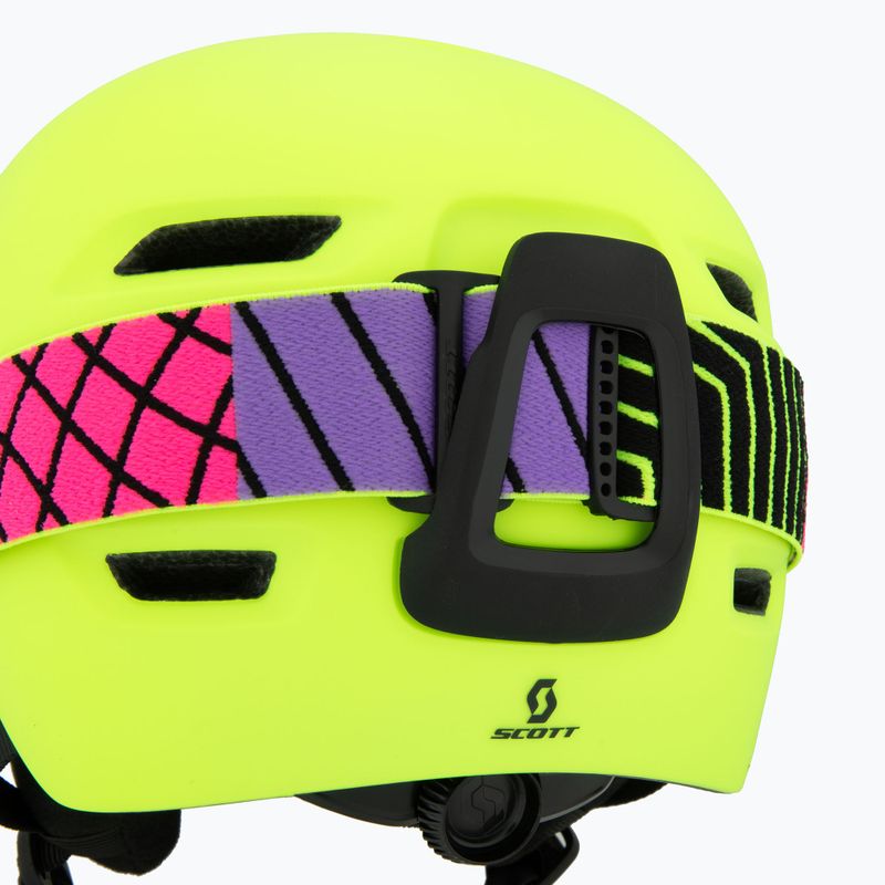 Casco da sci per bambini SCOTT Keeper 2 + occhiali da sci Witty neon yellow 7