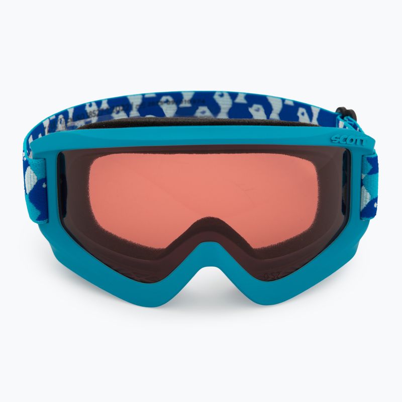 Maschera da sci per bambini SCOTT Agent ocean blue/enhancer 2
