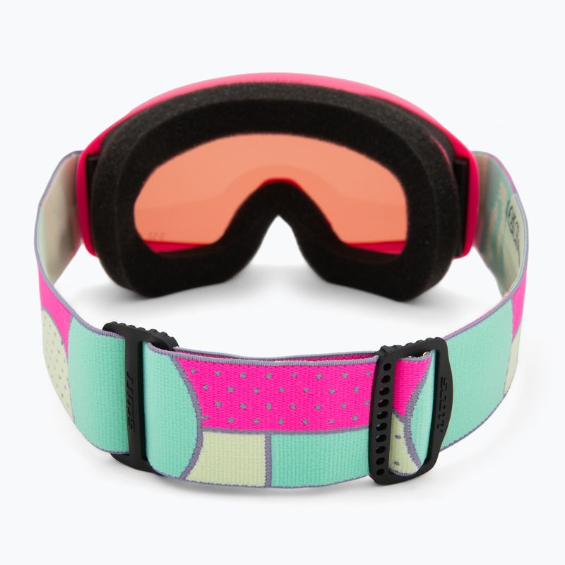 Maschera da sci per bambini SCOTT Witty SGL neon pink/enhancer 3